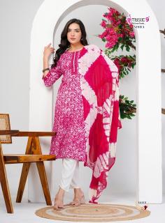 Mystic9 nisha vol 16 digital printed kurti wholesale in karnataka  - wholesale export